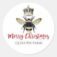 Merry Christmas Beekeeper Farm Apiary Bee Crown