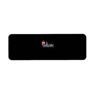 Merry Christmas Believe In Santa Claus Family Matc