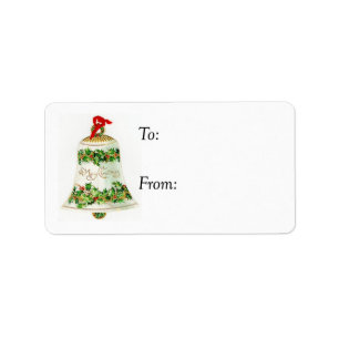 Merry Christmas Bell Gift Tag