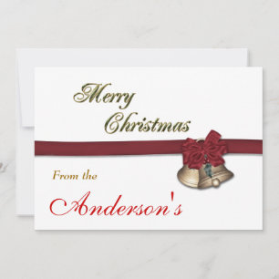 Merry Christmas Bells Card