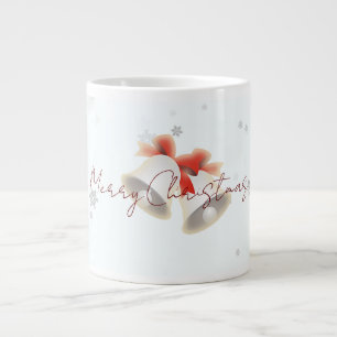 Merry Christmas Bells  Large Coffee Mug