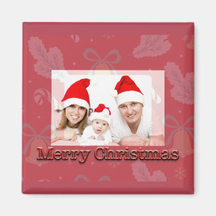 Merry Christmas Bells with Picture Magnet