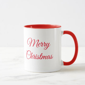 Merry Christmas Bengal Tiger Mug