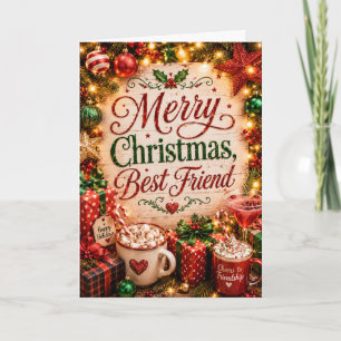Merry Christmas Best Friend Card