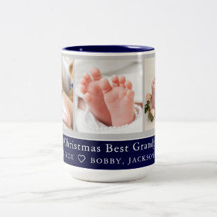 Merry Christmas Best Grandpa Custom Coffee Mug
