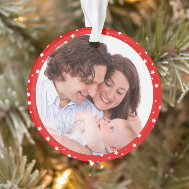 Merry Christmas Best Grandparents Ever | Photo Ornament (Tree)