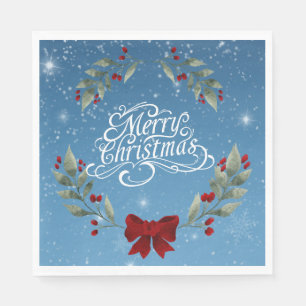 Merry Christmas Bible Verse Napkin