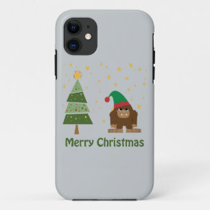 Merry Christmas Bigfoot iPhone 11 Case