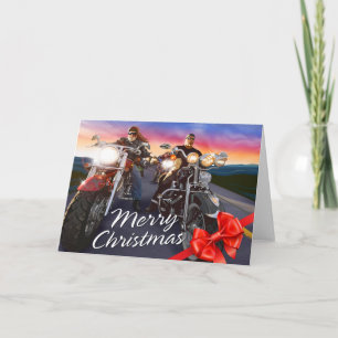 Merry Christmas Bikers 1 Options Card