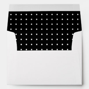 Merry Christmas   Black and White Script Envelope