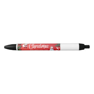 Merry Christmas Black Ink Pen