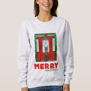 Merry Christmas Black Riesenschnauzer Sweatshirt
