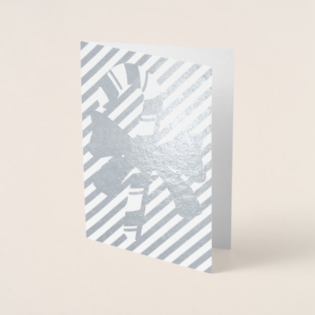 Merry Christmas Blank Greeting Card (Front)