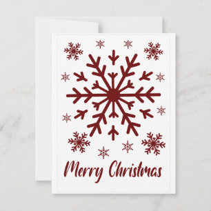 Merry Christmas Blank Greeting Card