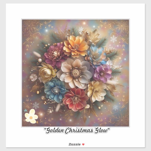 "Merry Christmas Blooms" (Sheet)