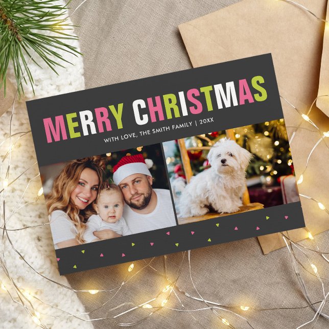 "Merry Christmas" Bold and Colourful Holiday (Creator Uploaded)
