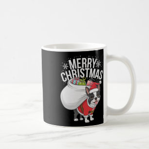 Merry Christmas Boston Terrier  Coffee Mug