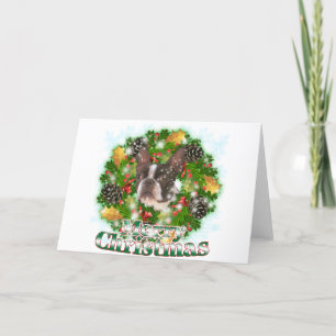 Merry Christmas Boston Terrier Holiday Card