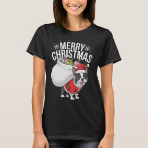 Merry Christmas Boston Terrier T-Shirt