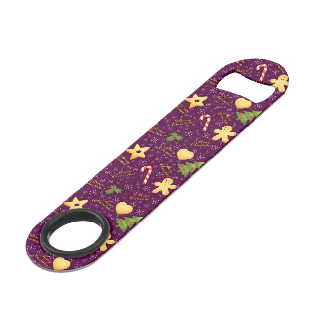 Merry Christmas Bottle Opener (Front Angled)