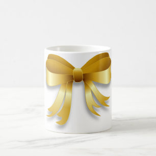 "MERRY CHRISTMAS" BOW COFFEE MUG