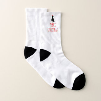 Merry Christmas Boxer Dog Socks