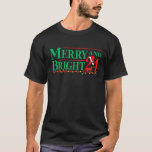 Merry Christmas Bright 24 Santa Hat Christmas Ligh T-Shirt<br><div class="desc">Merry Christmas Bright 24 Santa Hat Christmas Lights Women</div>