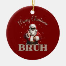Merry Christmas BRUH Funny design
