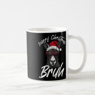 Merry Christmas Bruh Funny Dominick The Donkey Xma Coffee Mug