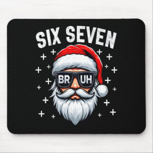 Merry Christmas Bruh Santa Face 67 Meme Funny Sayi Mouse Mat