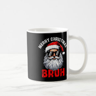 Merry Christmas Bruh Santa Xmas Family Matching Co Coffee Mug