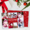 Merry Christmas Brush Script Stars Modern 6 Photo