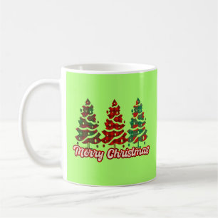 Merry Christmas Buffalo Plaid Trees-42019 Coffee Mug