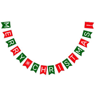 MERRY CHRISTMAS BUNTING