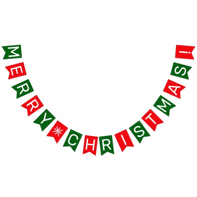 MERRY CHRISTMAS BUNTING  (All)