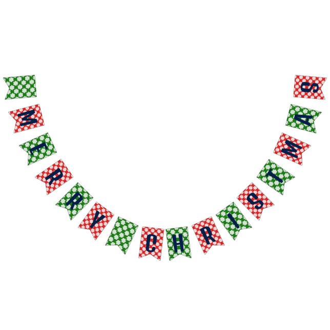 Merry Christmas bunting banner (All)