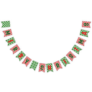 Merry Christmas bunting banner