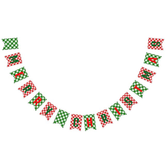 Merry Christmas bunting banner (All)