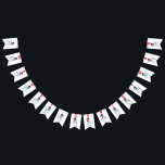 Merry Christmas Bunting Flags with Musical Snowman<br><div class="desc">Funny Christmas Bunting Flags with Snowmans with Guitar and Text - Merry Christmas - Drawing - or Choose / Add Your Unique Text / Name / Colour - Make Your Special Bunting Flags Gift - Resize and move or remove and add elements / text with Customisation tool ! Drawing and...</div>