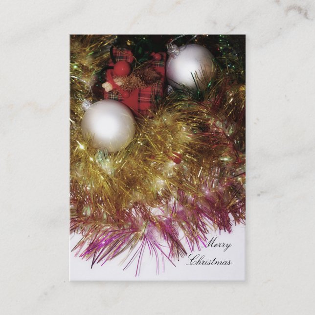 Merry Christmas Business Card (Front)