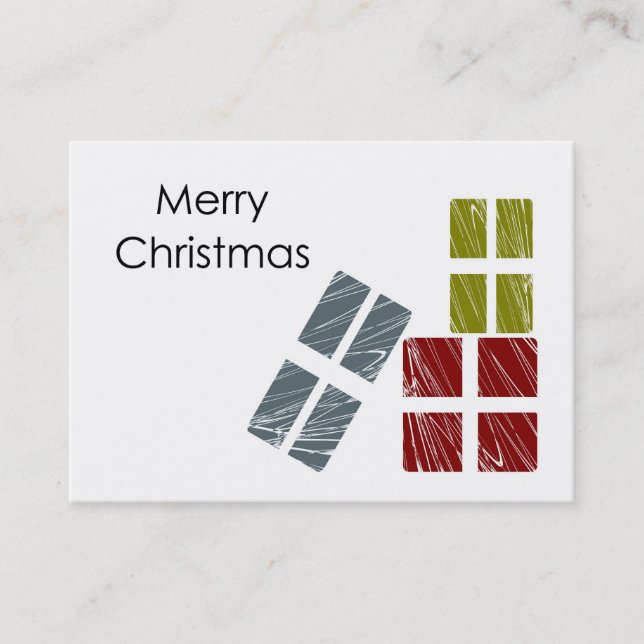 Merry Christmas Business Card (Front)