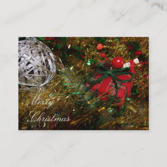 Merry Christmas Business Card (Front)