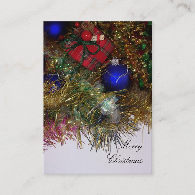 Merry Christmas Business Card (Front)