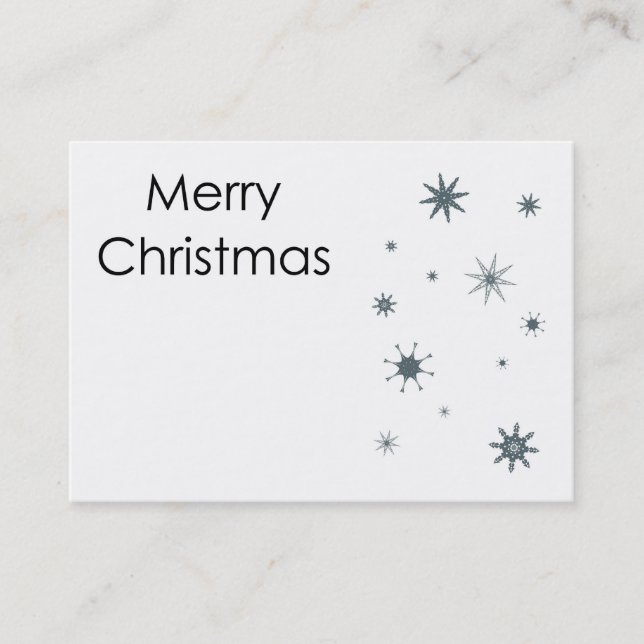 Merry Christmas Business Card (Front)