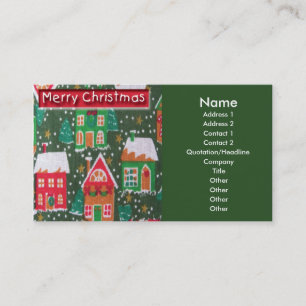 Merry Christmas Business Card