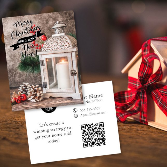 merry Christmas business corporate marketing Postcard (Creator Uploaded)