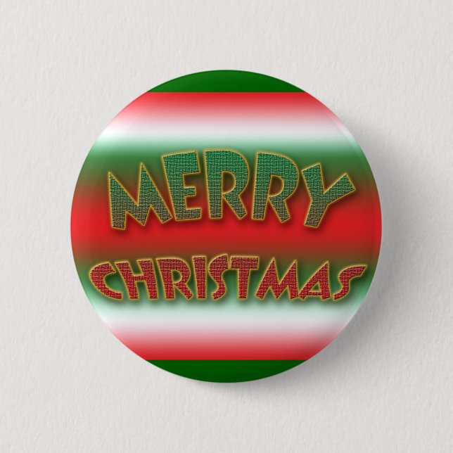 Merry Christmas buttons & badges, xmas sayings (Front)