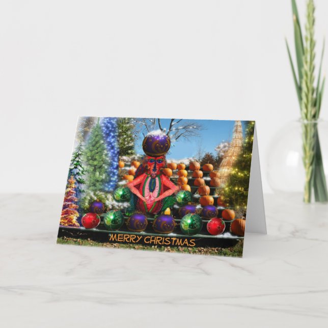 Merry Christmas by Mintaka Holiday Card (Front)