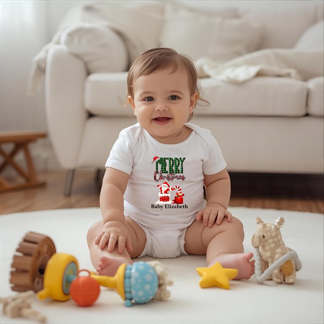 Merry Christmas by Santa - Personalized Bodysuit (Creator Uploaded)