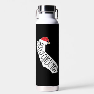 Merry Christmas California Water Bottle